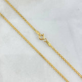 Bismark Chain 3.85gr / 60cm / 1.4mm Yellow Gold +0 18K ©
