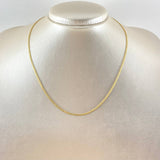 Cadena China 2.9gr / 40cm / 1.5mm Oro Amarillo +1 18K ©