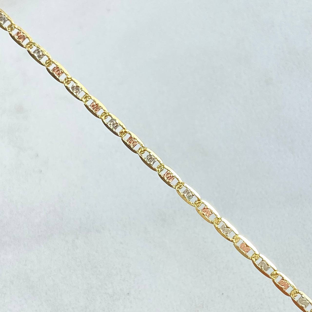 Flat Anchor Chain 3.05gr / 23.6in / +3 18K Gold ©