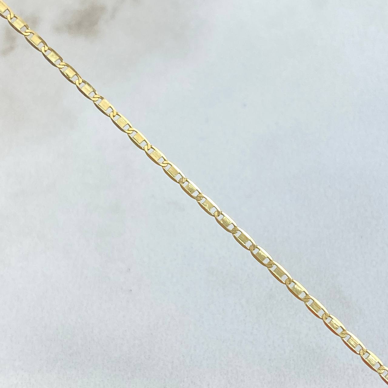 Flat Anchor Chain 2.65gr / 60cm / 1.5mm Yellow Gold +3 18K ©