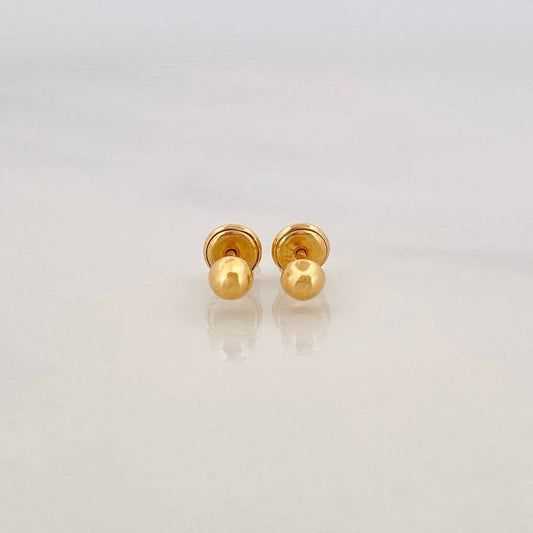 Topos Media Bola 0.65g / in / 4mm Oro Amarillo 18K
