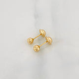 Topos Bola Diamantada 0.5g / in / 4mm Oro Amarillo 18K
