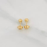 Topos Bola Diamantada 0.5g / in / 4mm Oro Amarillo 18K