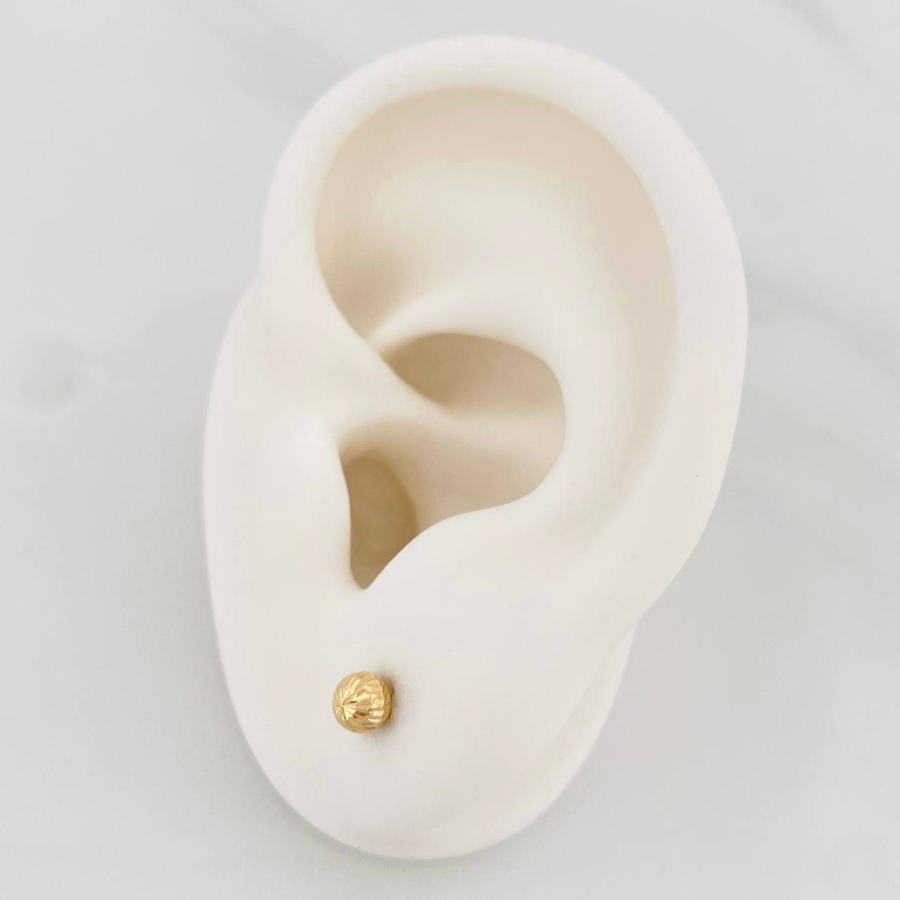 Topos Bola Diamantada 0.5g / in / 4mm Oro Amarillo 18K