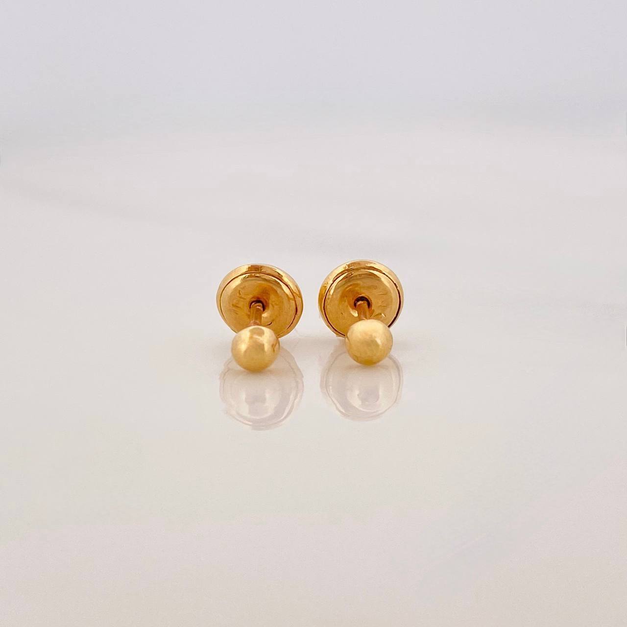 Topos Media Bola 0.5g / in / 3mm Oro Amarillo 18K