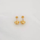Topos Media Bola 0.5g / in / 3mm Oro Amarillo 18K
