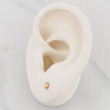 Topos Media Bola 0.5g / in / 3mm Oro Amarillo 18K