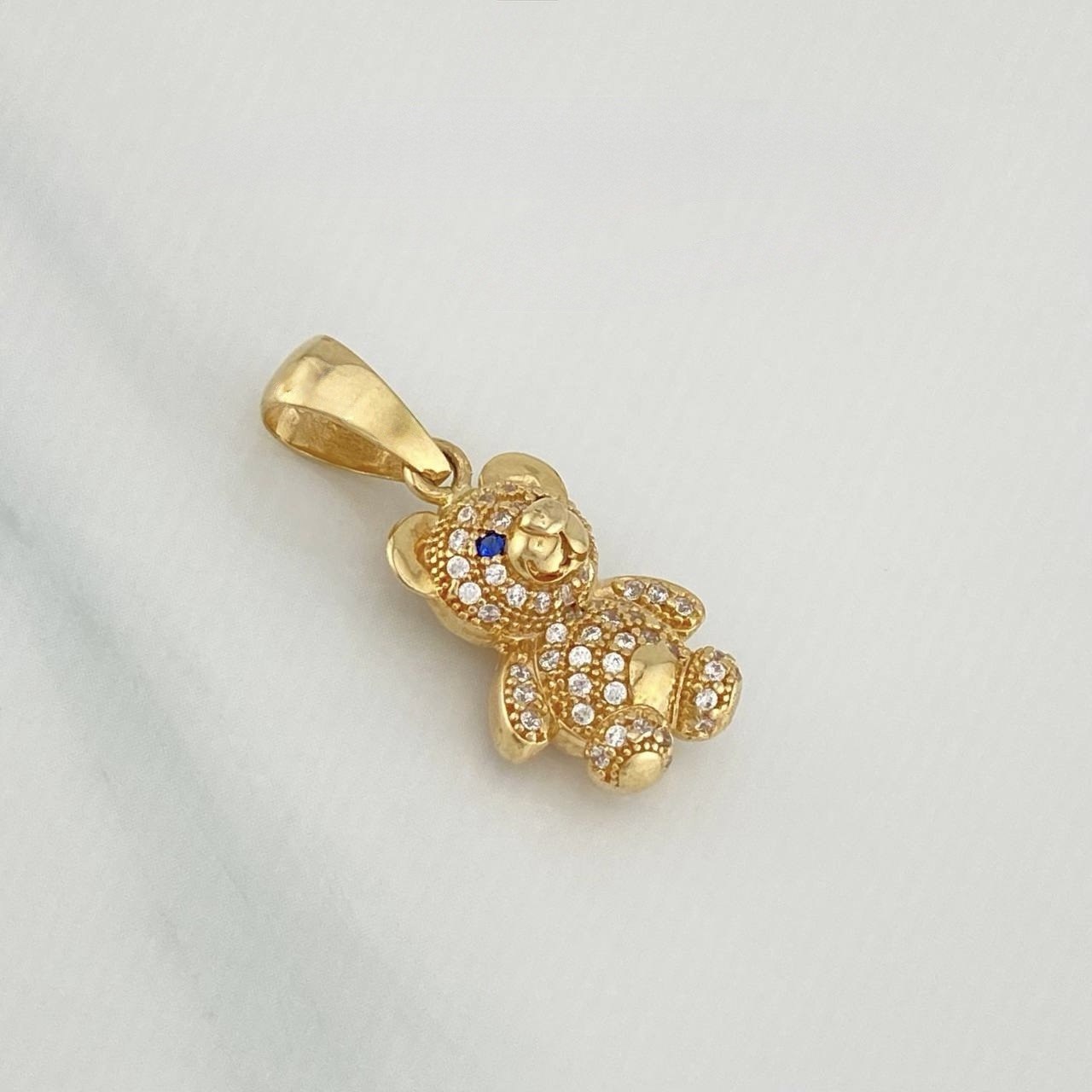 Dije Oso 3.55 g / 1 in Oro Amarillo 18K