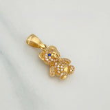 Dije Oso 3.55 g / 1 in Oro Amarillo 18K