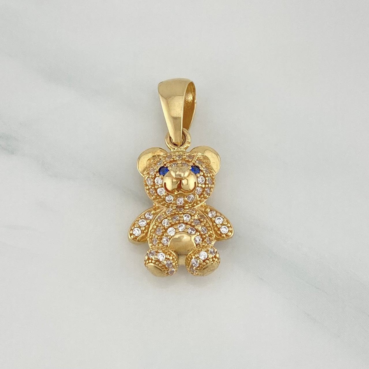 Dije Oso 3.55 g / 1 in Oro Amarillo 18K