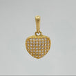 Dije Corazon 1.45 g / 3/4 in Oro Amarillo 18K