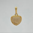 Dije Corazon 1.4 g / 3/4 in Oro Amarillo 18K