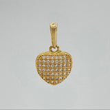 Dije Corazon 1.4 g / 3/4 in Oro Amarillo 18K