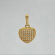 Dije Corazon 1.35 g / 3/4 in Oro Amarillo 18K