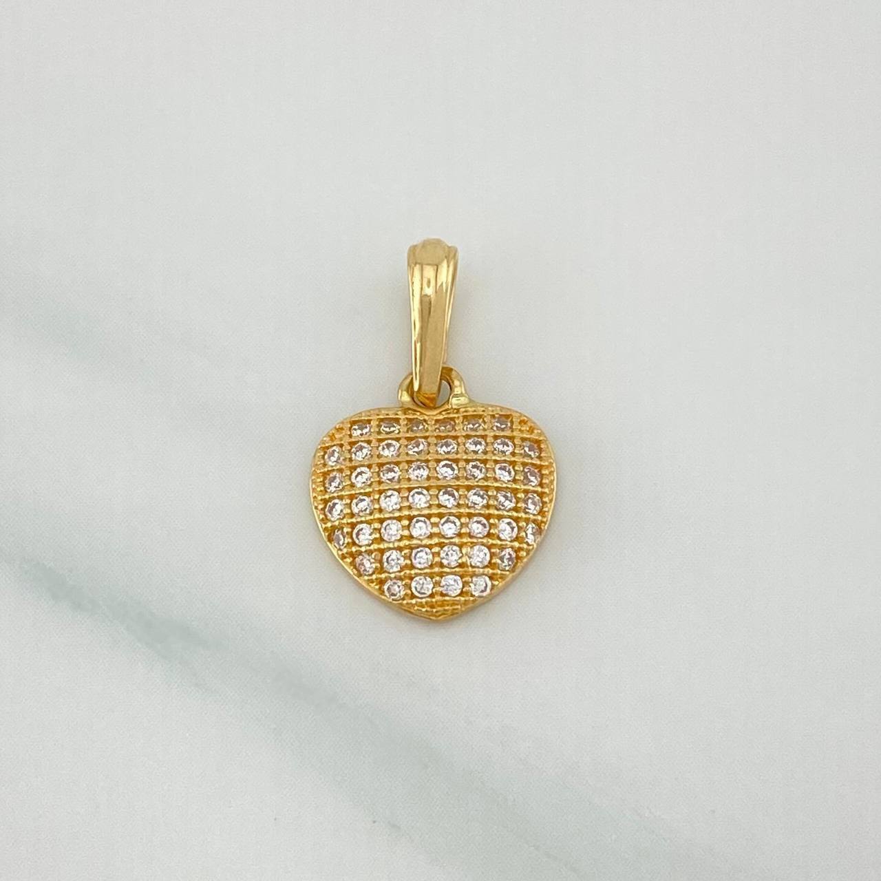Dije Corazon 1.45 g / 3/4 in Oro Amarillo 18K