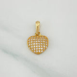 Dije Corazon 1.35 g / 3/4 in Oro Amarillo 18K