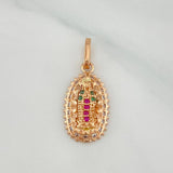 Dije Virgen de Guadalupe 1.45 g / 1 in Oro Rosa 18K