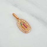 Dije Virgen de Guadalupe 1.45 g / 1 in Oro Rosa 18K