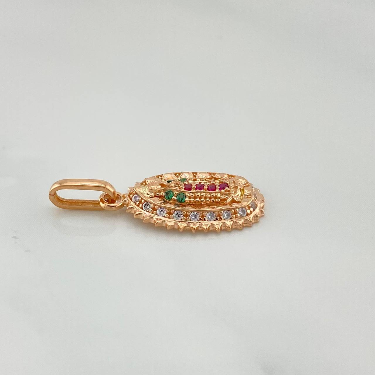 Dije Virgen de Guadalupe 1.45 g / 1 in Oro Rosa 18K