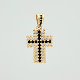 Dije Cruz Puntos 2.4 g / 1 in Oro Amarillo 18K