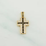 Dije Cruz Puntos 2.4 g / 1 in Oro Amarillo 18K