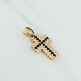 Dije Cruz Puntos 2.4 g / 1 in Oro Amarillo 18K