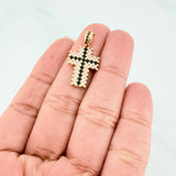Dije Cruz Puntos 2.4 g / 1 in Oro Amarillo 18K