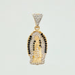 Pendant Virgin of Guadalupe 3.1 g / 1 in Two-Tone Yellow White Gold 18K