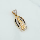 Pendant Virgin of Guadalupe 3.1 g / 1 in Two-Tone Yellow White Gold 18K