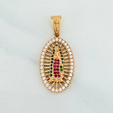 Dije Virgen de Guadalupe 3.55 g / 1 1/4 in Oro Amarillo 18K