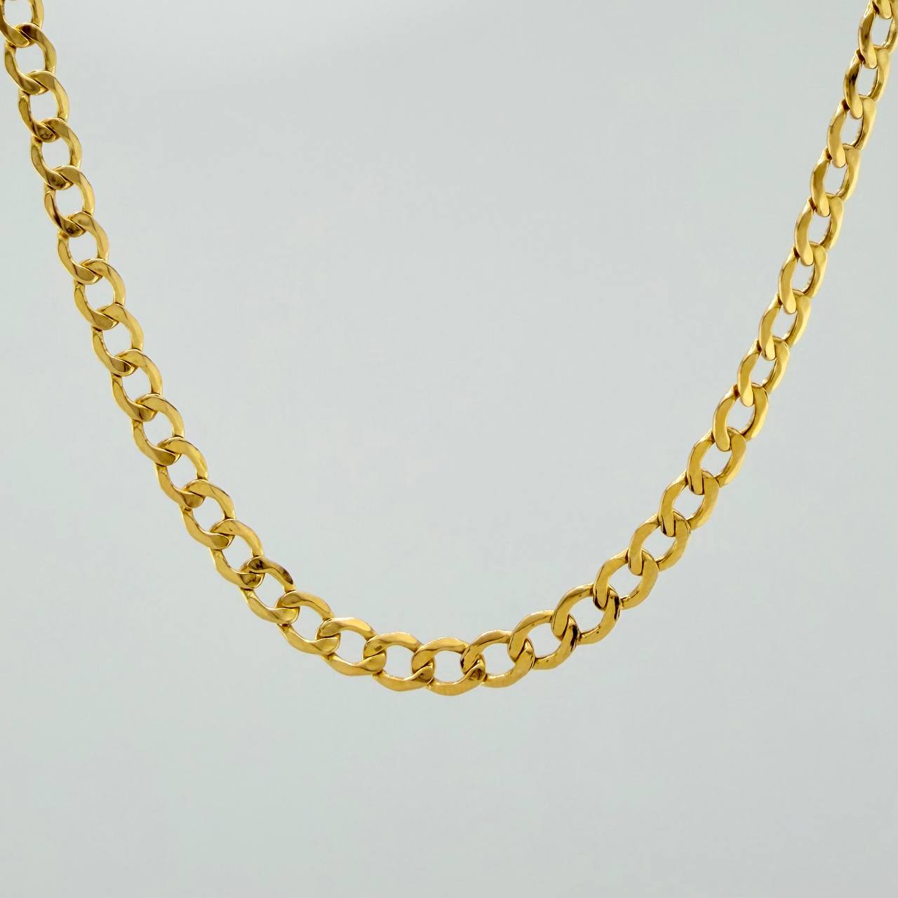Cadena Cubana 5.5gr / 21 1/2 in / 3.28mm Oro Amarillo +1 18K $