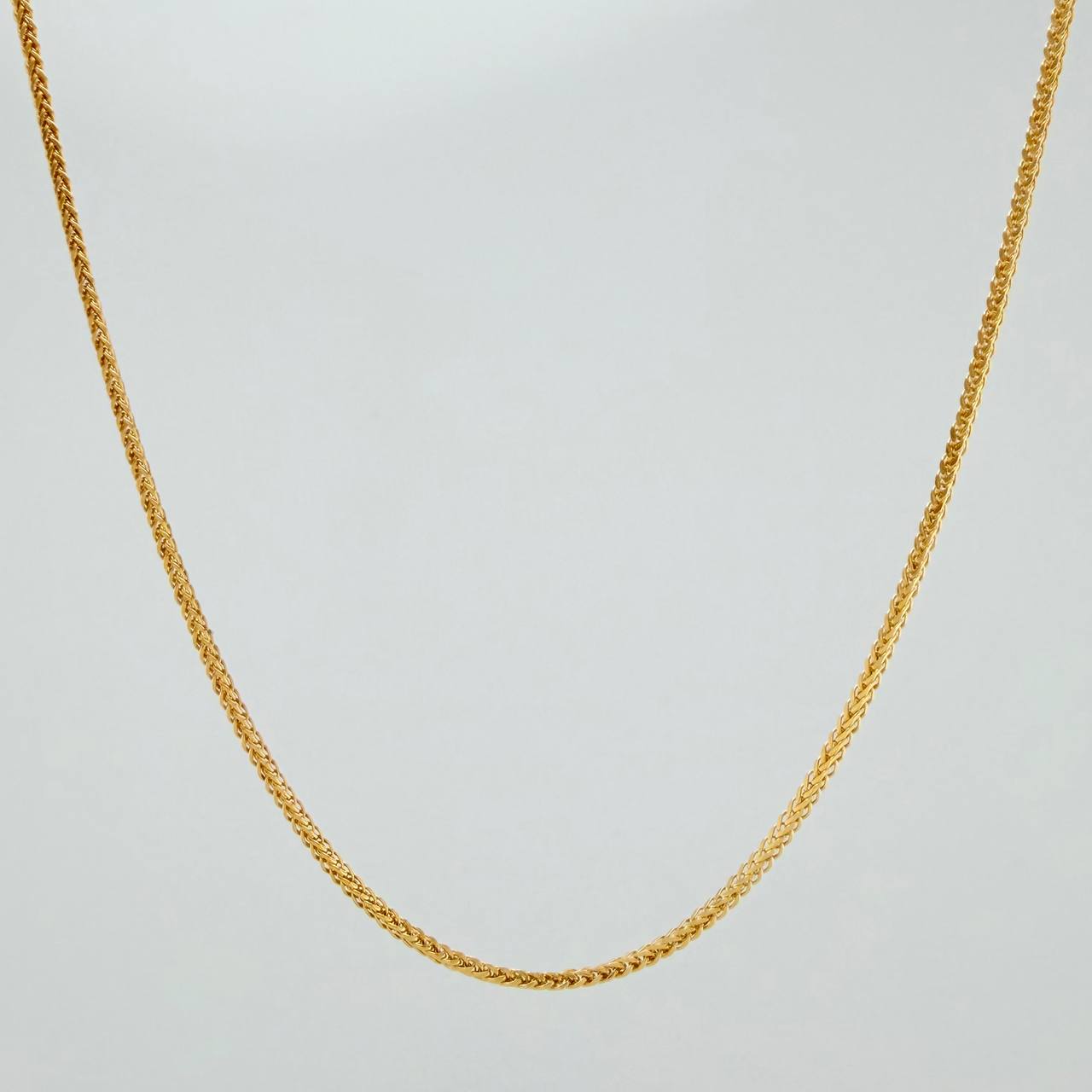 Cadena Franco 2gr / 23 3/4 in / 0.93mm Oro Amarillo +3 18K $