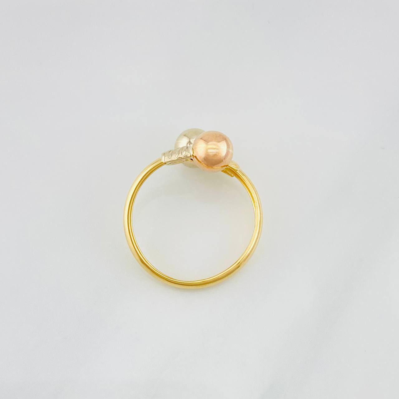 You and Me Ring 1.35g / Adjustable Three Golds 18K