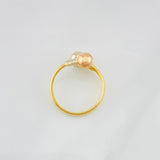 You and Me Ring 1.35g / Adjustable Three Golds 18K