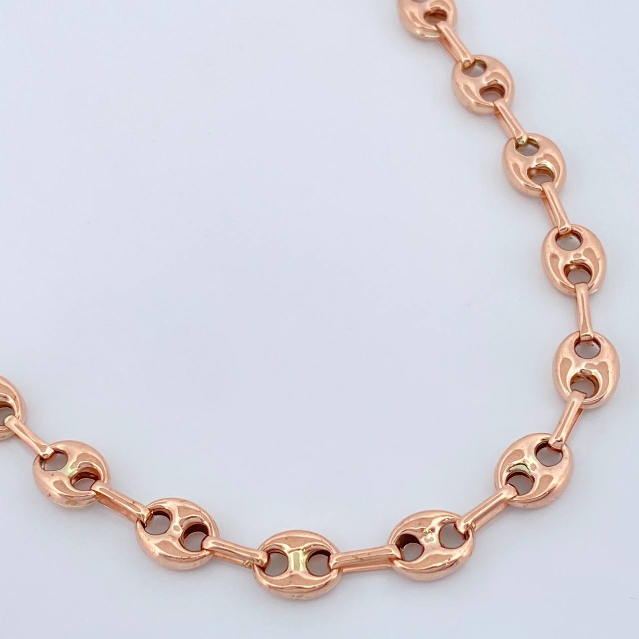 Cadena GC 10.7gr / 22 3/4 in / 5mm Oro Rosa 18K $