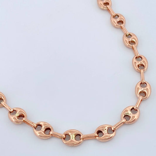 Cadena GC 10.7gr / 22 3/4 in / 5mm Oro Rosa 18K $
