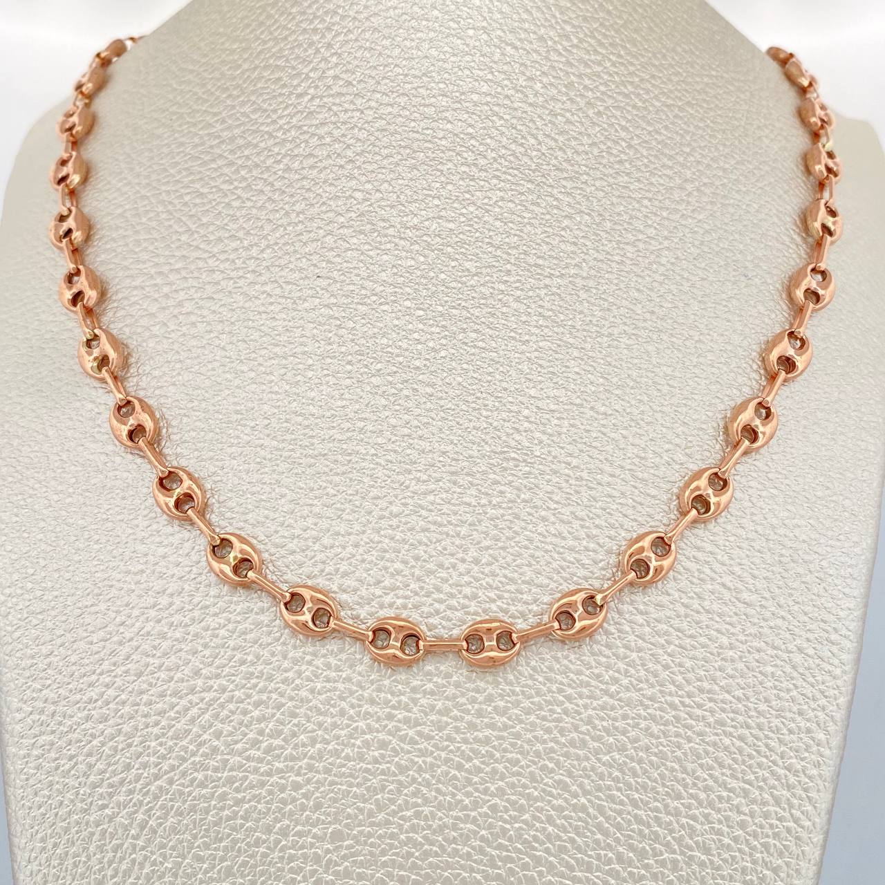 Cadena GC 10.7gr / 22 3/4 in / 5mm Oro Rosa 18K $