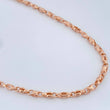 Cadena Rustica Rombos 13.35gr / 18 in / 3mm Oro Rosa 18K $