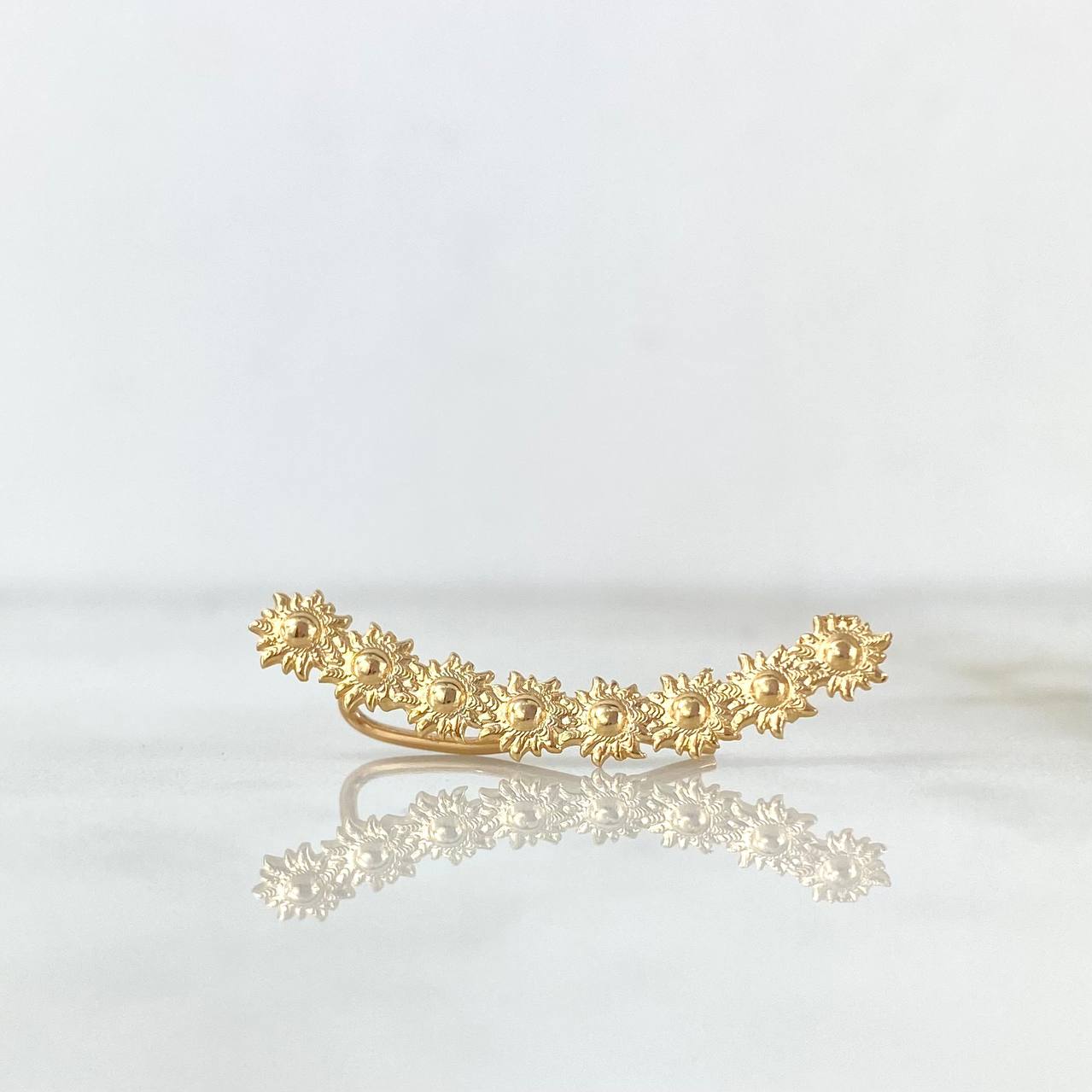 Simulated Piercing Right Sun 1.2gr / 2.8cm / Yellow Gold (Jewel) ©