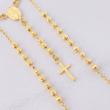 Rosary Miraculous Virgin 5.75g / 20 in / 3mm Yellow Gold 18K