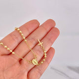 Rosary Miraculous Virgin 5.75g / 20 in / 3mm Yellow Gold 18K