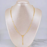 Rosary Miraculous Virgin 5.75g / 20 in / 3mm Yellow Gold 18K