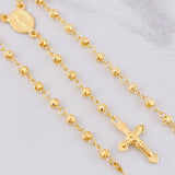 Miraculous Virgin Rosary 6.25g / 20 in / 3mm Yellow Gold 18K