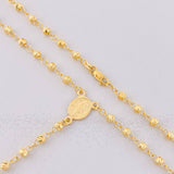 Miraculous Virgin Rosary 6.25g / 20 in / 3mm Yellow Gold 18K