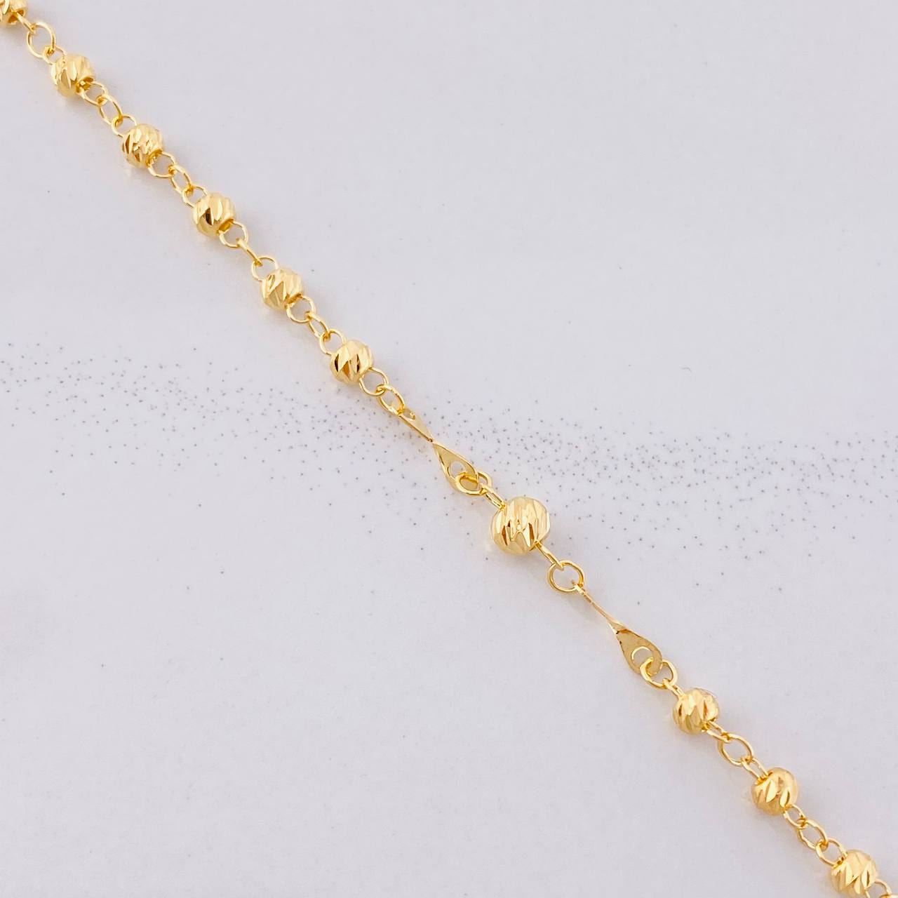 Rosary Miraculous Virgin 6.3g / 20 in / 3mm Yellow Gold 18K