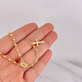 Miraculous Virgin Rosary 6.4g / 20 in / 3mm Yellow Gold 18K