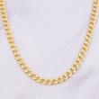 Cadena Cubana Infinito 15.65g / 22 in / 4.8mm Oro Amarillo 18K