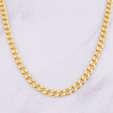Cadena Cubana Infinito 14.4g / 20 in / 4.8mm Oro Amarillo 18K