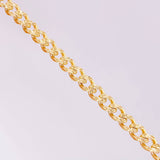 Cadena Cubana Infinito 14.4g / 20 in / 4.8mm Oro Amarillo 18K