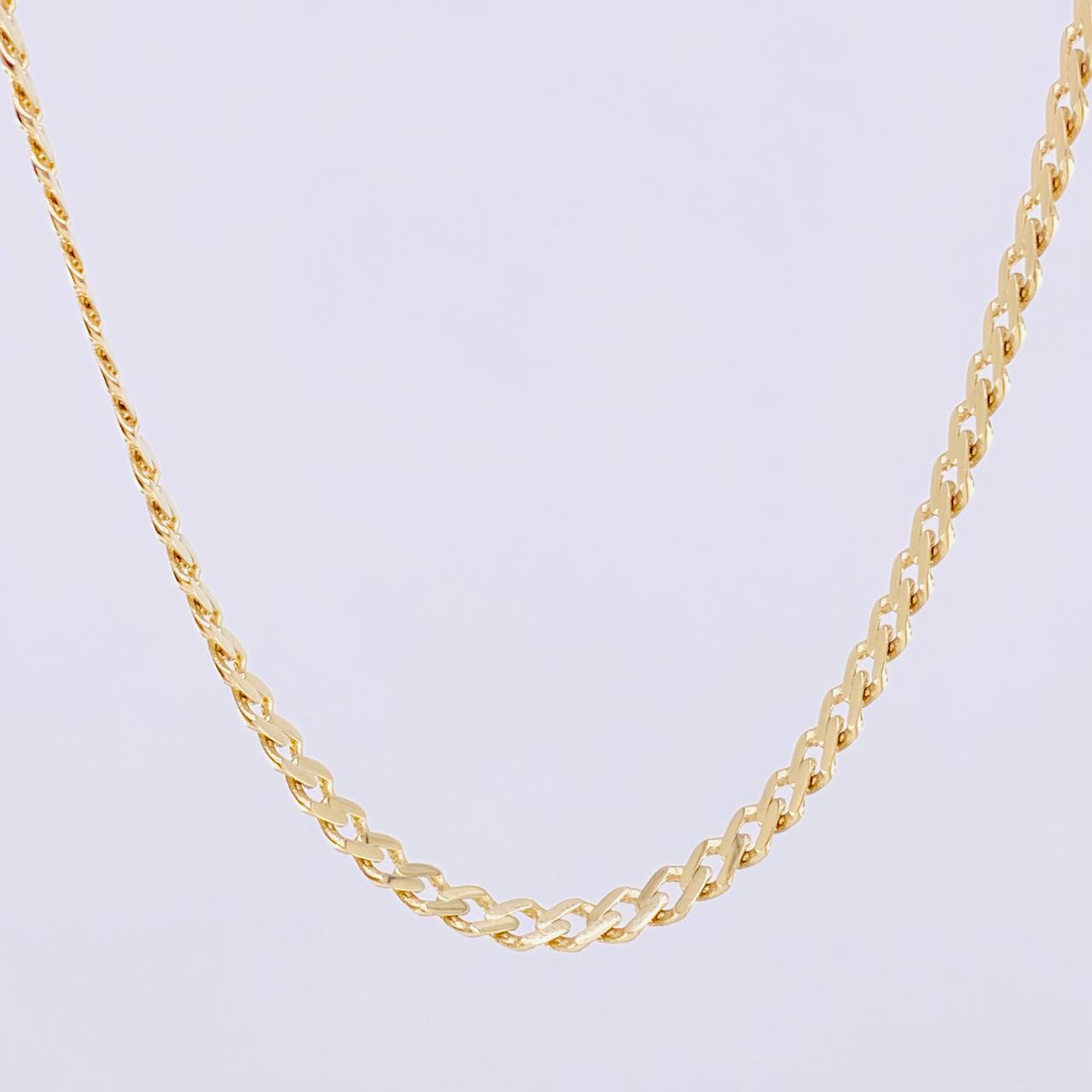 Cadena Cubana Infinito 8g / 18 in / 3.8mm Oro Amarillo 18K